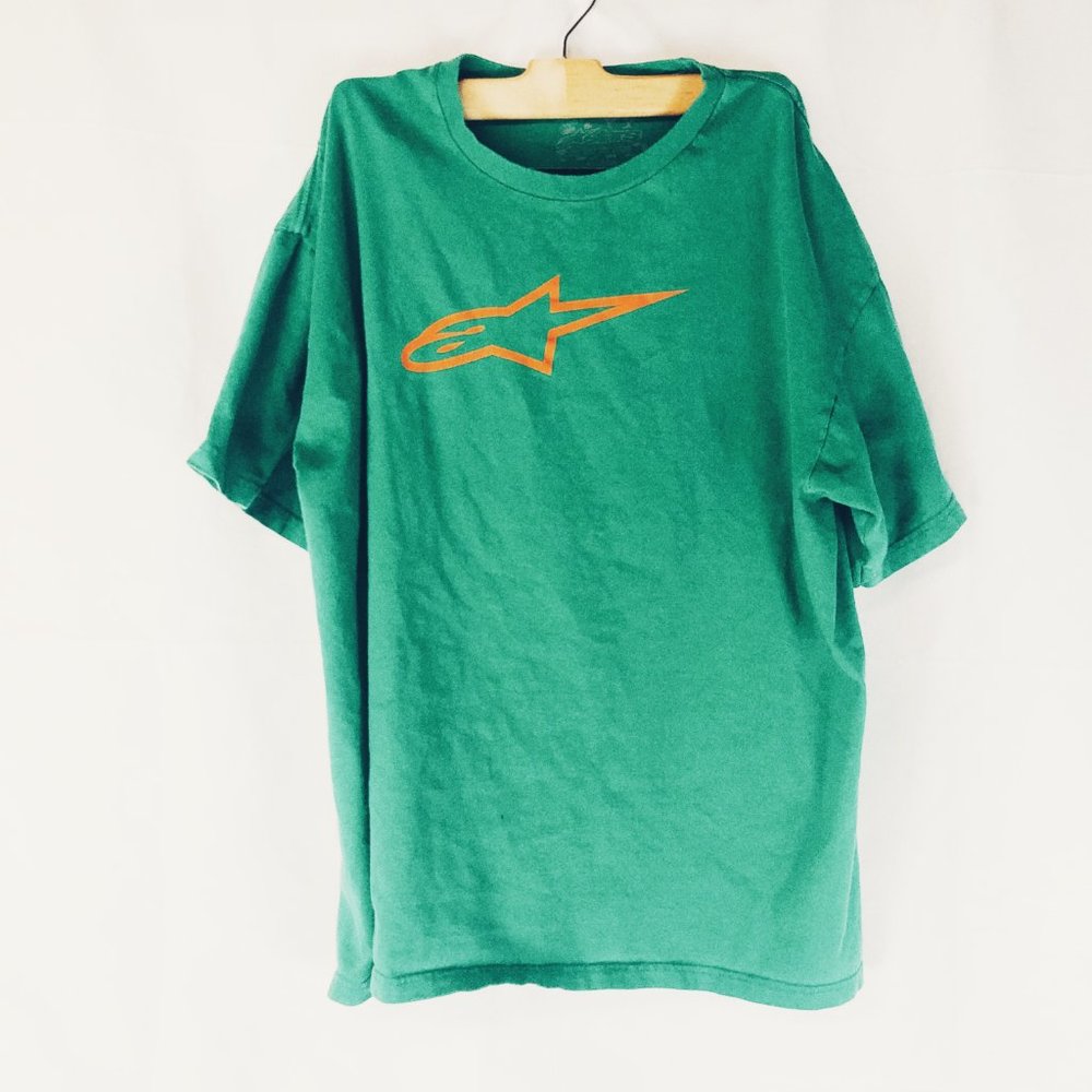 ALPINE STARS T-Shirt Green Extra Large For Men